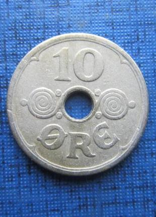 Монета 10 ері данія 1926