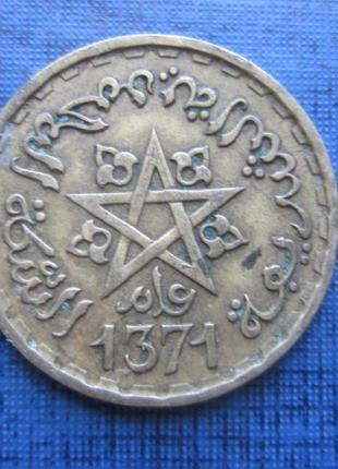 Монета 20 франків марокко 19512 фото