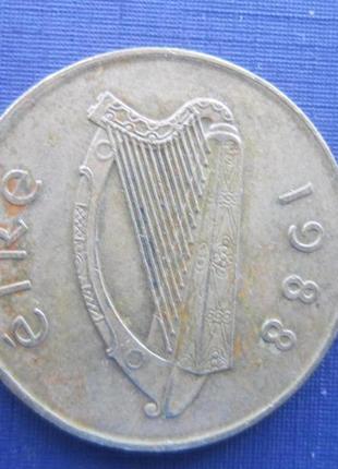 Монета 20 пенсів ірландія 1988 фауна кінь