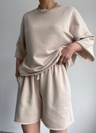 Костюм oversized люкс качество 🔥 шорты футболка