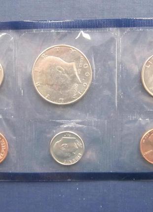 Банківський набір сша 5 монет і жетон 1990 р монетний двор філ...
