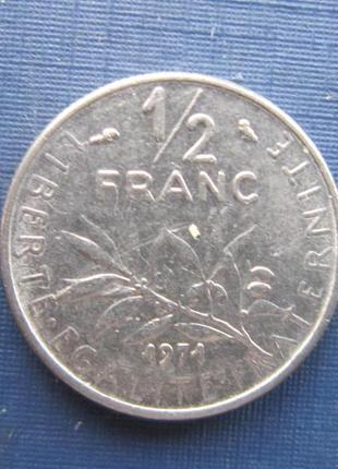 Монета 1/2 підлога пива франція 1971