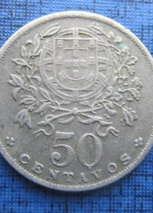 Монета 50 сентаво португалія 1968