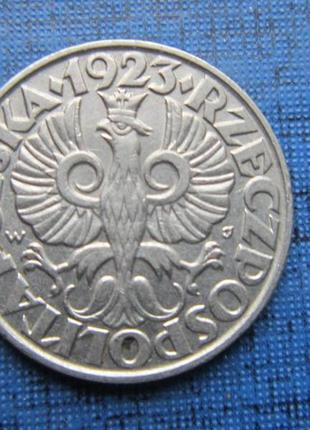 Монета 20 грошів польща 1923 магнітна2 фото