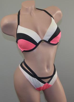 Фирменный раздельный купальник hunkemoller (m) плотные чашки2 фото