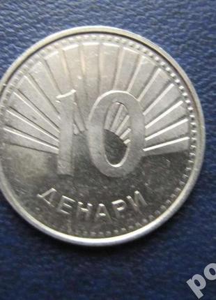 Монета 10 динарів македонія 2008 2017 фауна птах 2 роки ціна з...