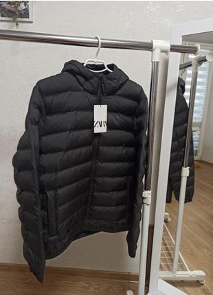 Куртка zara з легким дутим ефектом розмір xl6 фото