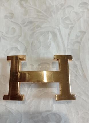 Гермес пряжка на ремень h минимализм