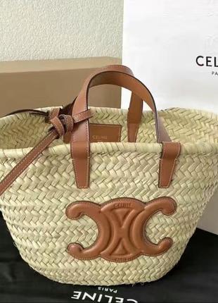 Соломяна сумка celine1 фото