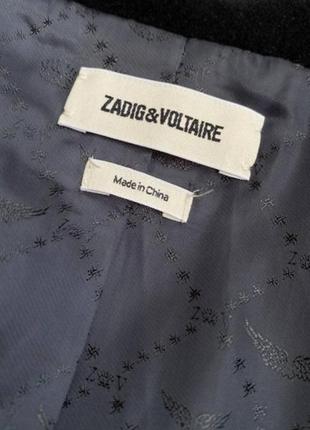 Zadig&amp;voltaire оригінал — велюровий піджак жакет блейзер6 фото