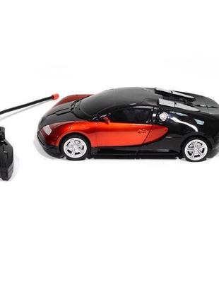 Bugatti 377 машинка - трансформер на радіокеруванні швидка чер...6 фото