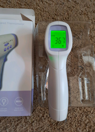 Безконтактний термометр інфраграсний електронний градусник3 фото