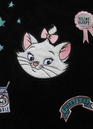 Бесподобная плюшевая теплая кофта меховушка  свишот с котиком disney primark4 фото