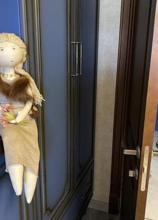 Інтер'єрна лялька тільда - класична дама,ручної роботи4 фото