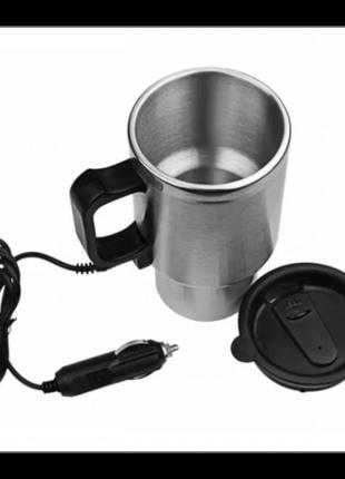 Термокухоль electric mug автомобільний кухоль з підігрівом ele...4 фото