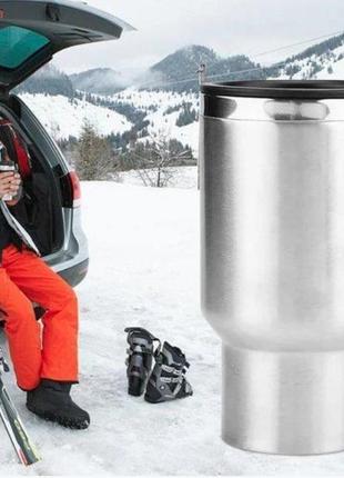 Термокухоль electric mug автомобільний кухоль з підігрівом ele...7 фото