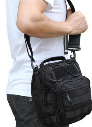 Тактична сумка, посилена чоловіча сумка, рюкзак, тактична стро...6 фото