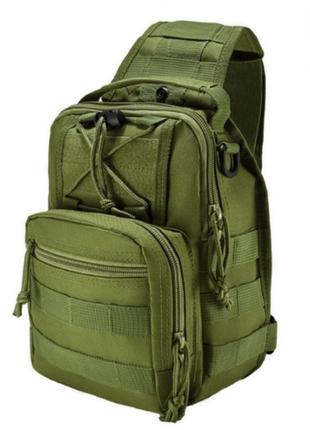Тактична сумка однолямковий рюкзак тактичний слінг, ссу, поліц...3 фото