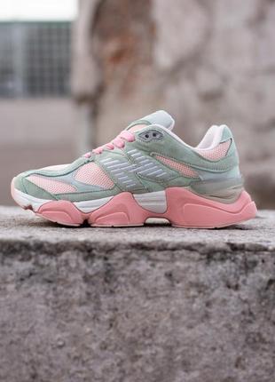 Женские кроссовки new balance 9060 light green pink кроссовки консульт желанс женски массивная подошва9 фото