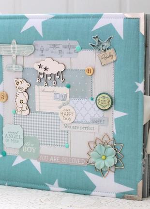 Альбом для новорожденного мальчика первого года жизни