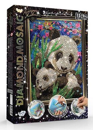 Алмазная живопись панда (dm-02-10)1 фото