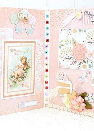 Большой свадебный альбом ручной работы , подарок на свадьбу молодоженам