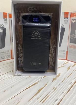 Портативная батарея универсальная power bank lionpatt 60000 ma...