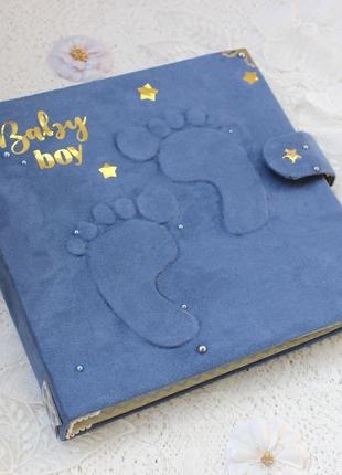 Альбом- дневник  для  мальчика первого года жизни1 фото