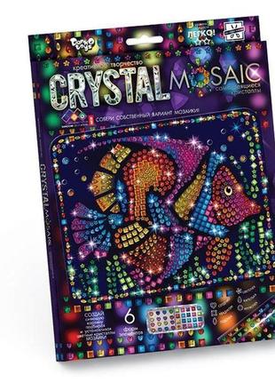 Кристальная мозаика рыба (crm-01-09), детская серия1 фото