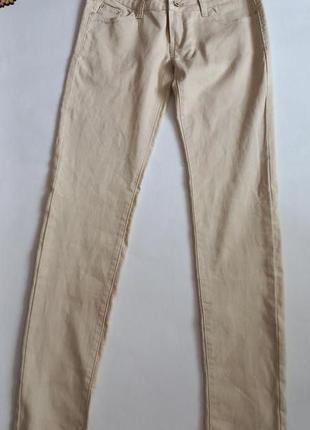 Бежевые джинсы новые 38 36 размер женские сужены5 фото