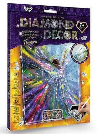 Алмазна мозаїка 'diamond decor' балерина (dd-01-02)