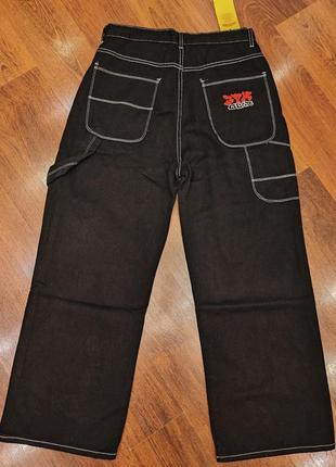 Скейтерские джинсы багги 3pm wexweari jnco streetwear. размер l1 фото