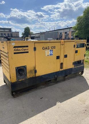 Дизельний генератор atlas copco qas138, 100kw