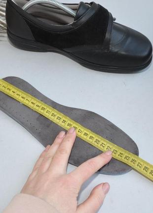 Шкіряні туфлі на велику повноту проблемні ніжки6 фото