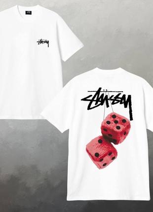 Футболка stussy fuzzy-dice3 фото