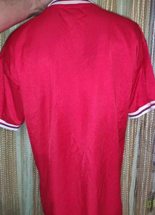 Спорт футбольна футболка score draw retro england football 1982 world cup away shirt red .л4 фото