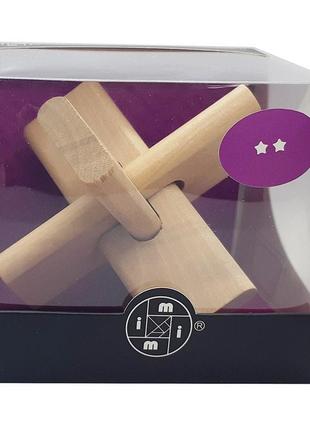 Дерев'яна головоломка подвійний хрест