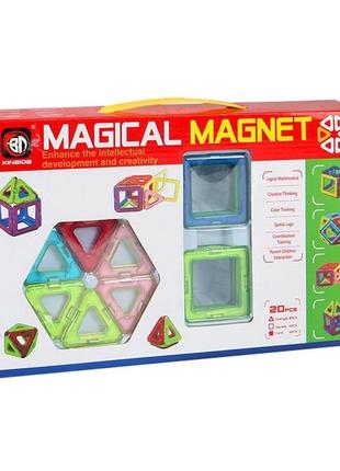 Магнітний конструктор magical magnet 20 ел.