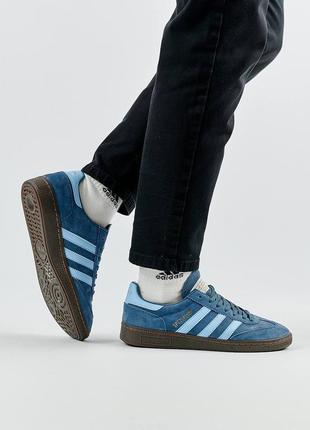 Мужские кроссовки в стиле adidas spezial адидас / демисезонные / весенние, летние, осенние / обувь / замша, кожа / белые, черные, серые, синие3 фото