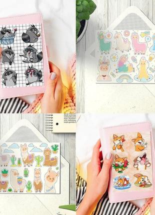 Набор стежков наклеек размера а6