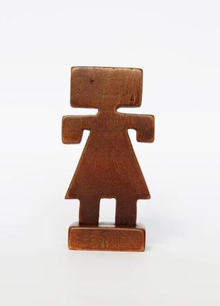Дерев'яна статуетка жінка.подарунок.сувенір.абстрактна фігурка.