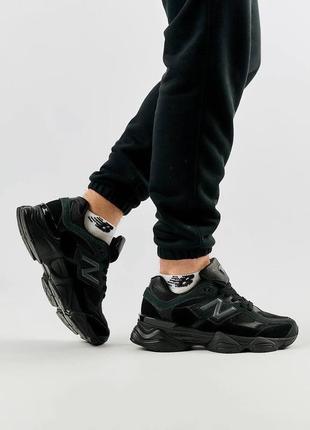 Мужские кроссовки в стиле new balance 9060152биленс / демисезонные / весенние, летние, осенние / обувь / замша / белые, черные, серые, бежевые