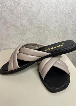 Тапочки босоножки женские женская летняя обувь недорого 37, 38 размер2 фото