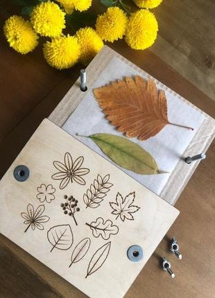 Пресс для листьев и цветов с гравировкой2 фото