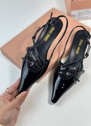 Туфлі, балетки miu miu