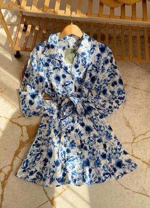 Сукня сорочка у квітковий принт