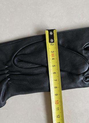 Перчатки кожаные на флисе pieces размер s4 фото