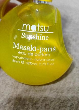 Masaki-paris matsu sunshïne парфумована вода2 фото