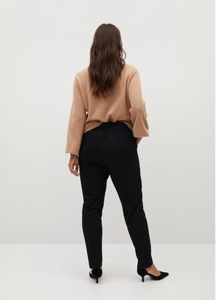 Женские брюки mango 5xl 6xl 60 62 штаны на резинке большой размер батал5 фото