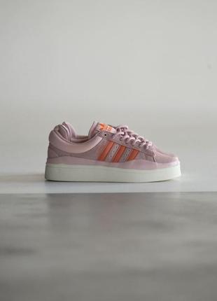 Кроссовки adidas campus x bad bunny pink beige6 фото